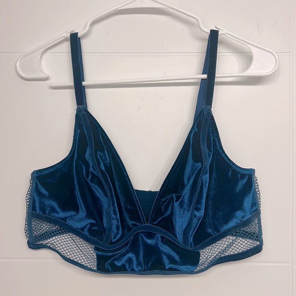 Velvet bralette Top